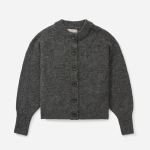 Everlane Cropped Alpaca Cardigan